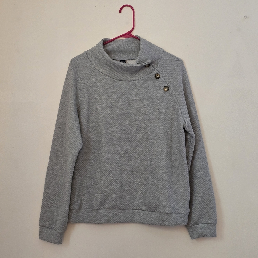 Shein Women's Large Gray Sweater